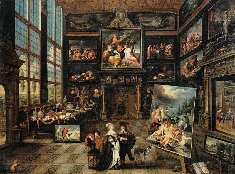 Cornelis de Baellieur Interior of a Collector's Gallery of Paintings and Objets d'Art oil painting image